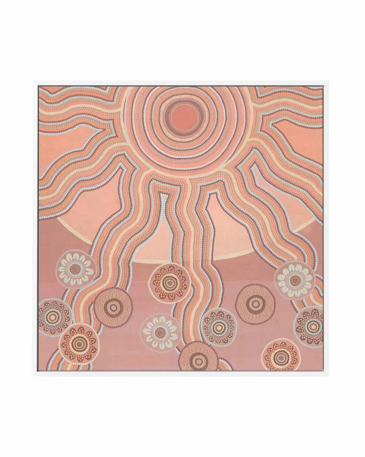 Positive Energy by Karissa Undy | Framed Canvas Art Print from Olive et Oriel where you can shop wallpaper and artworks online