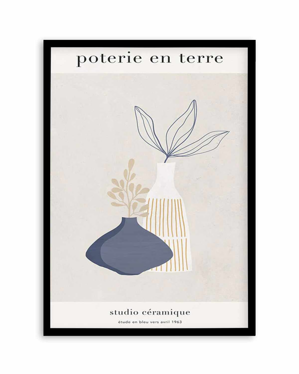 Poterie en Terre I Art Print