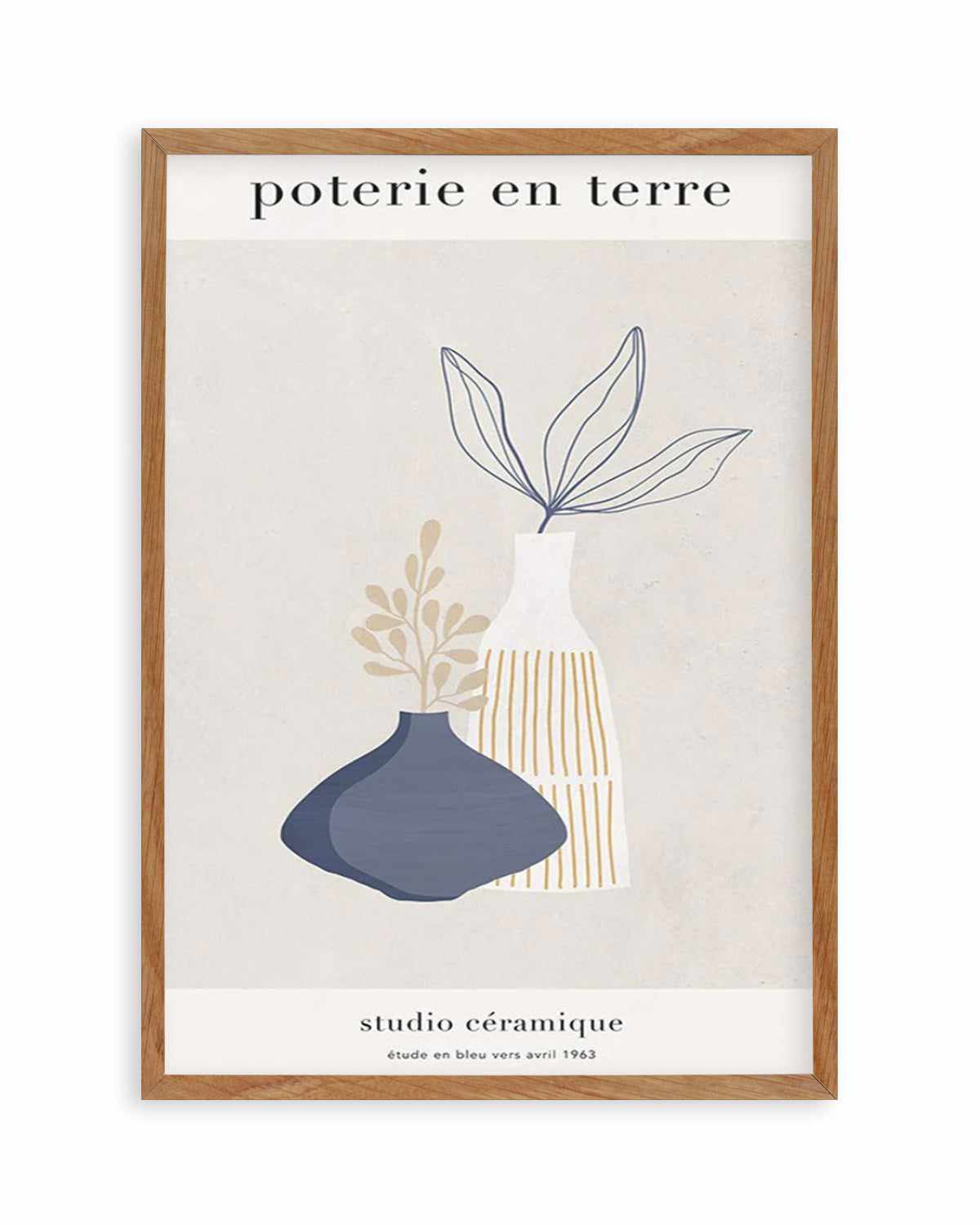 Poterie en Terre I Art Print