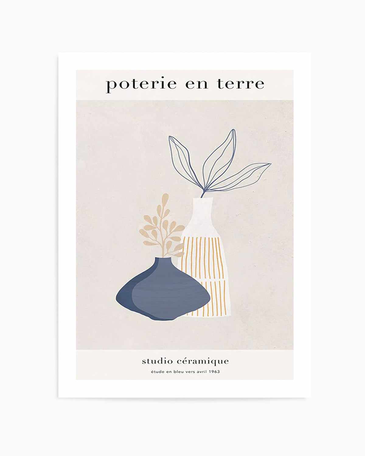 Poterie en Terre I Art Print