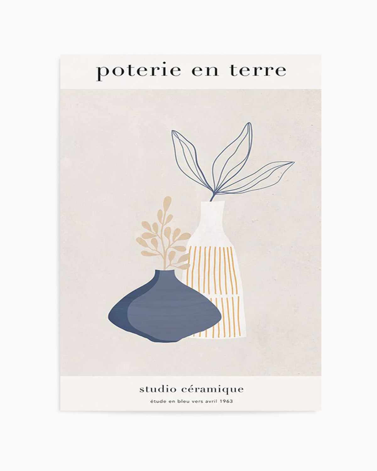 Poterie en Terre I Art Print