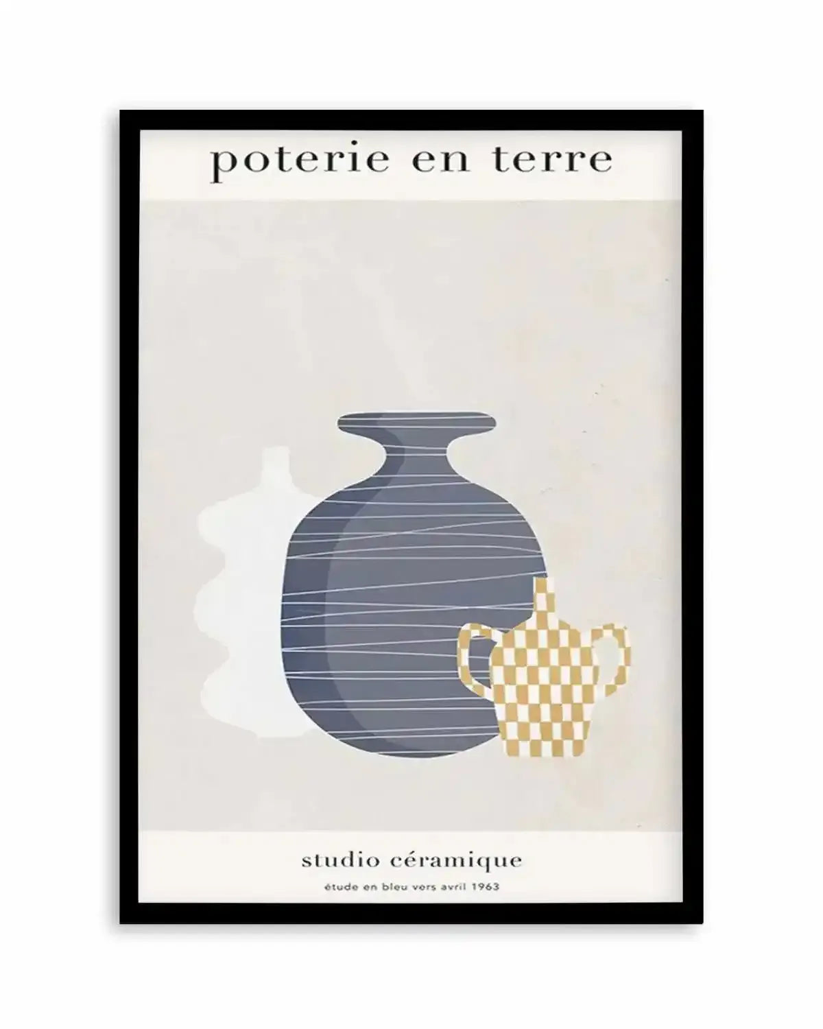 Poterie en Terre II Art Print from Olive et Oriel where you can shop wallpaper and artworks online