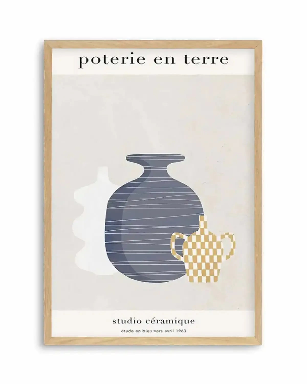 Poterie en Terre II Art Print from Olive et Oriel where you can shop wallpaper and artworks online