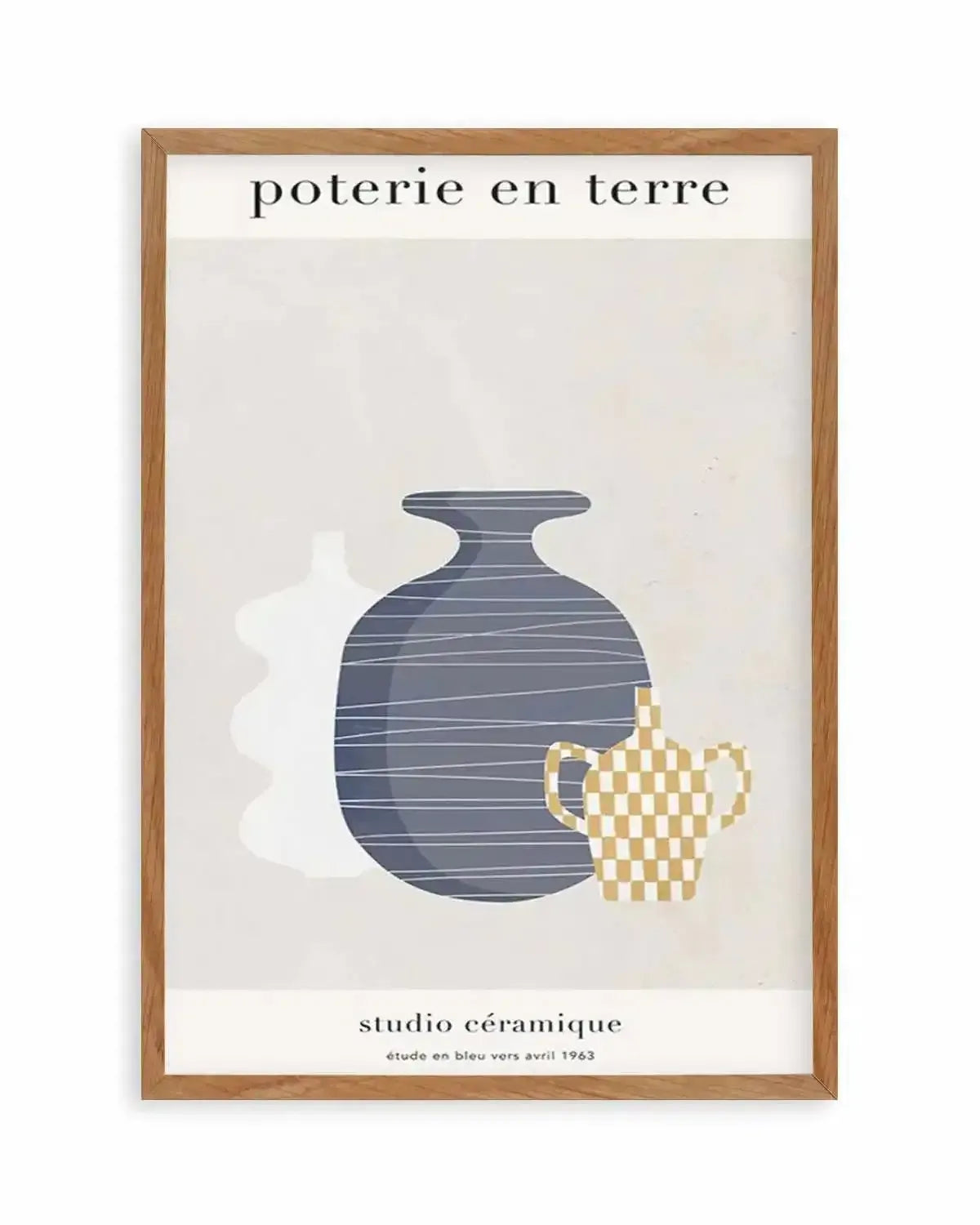 Poterie en Terre II Art Print from Olive et Oriel where you can shop wallpaper and artworks online