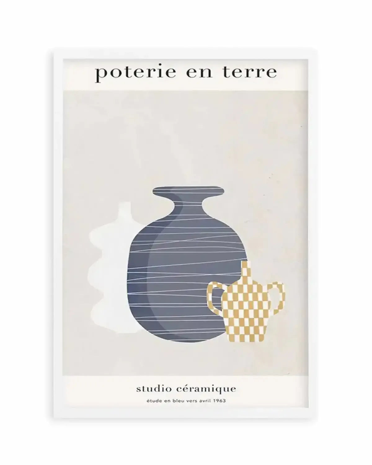 Poterie en Terre II Art Print from Olive et Oriel where you can shop wallpaper and artworks online