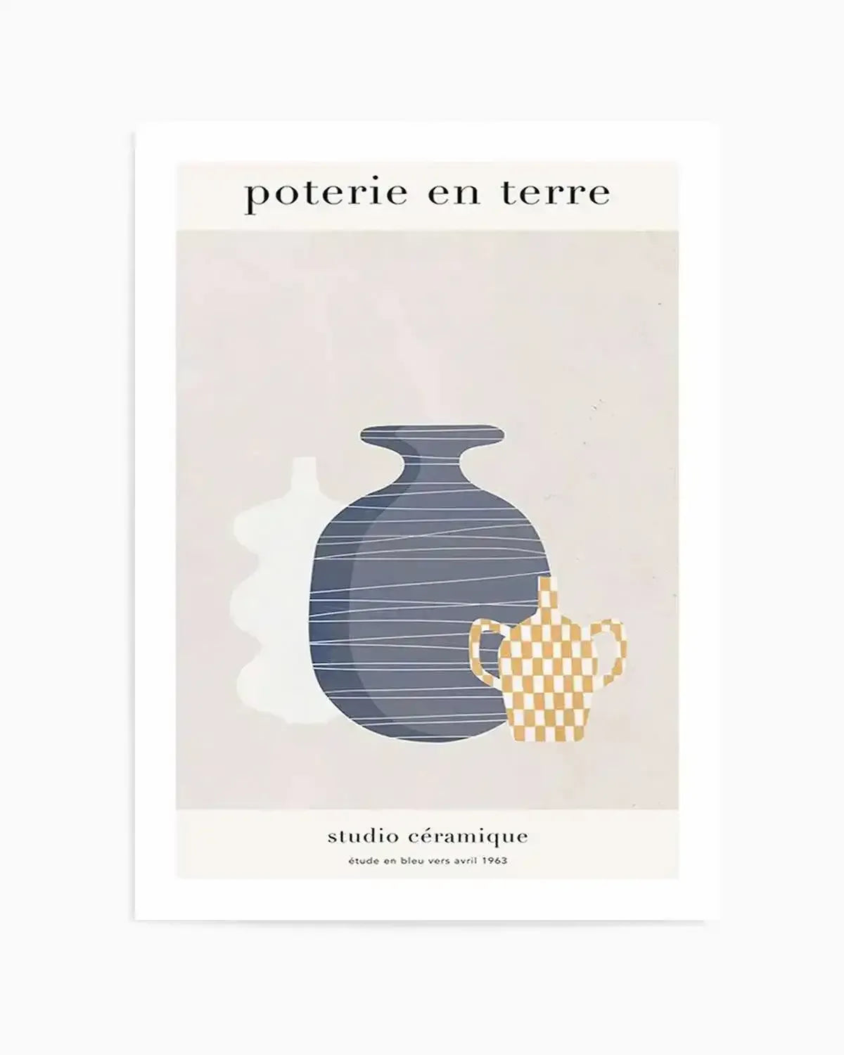 Poterie en Terre II Art Print from Olive et Oriel where you can shop wallpaper and artworks online