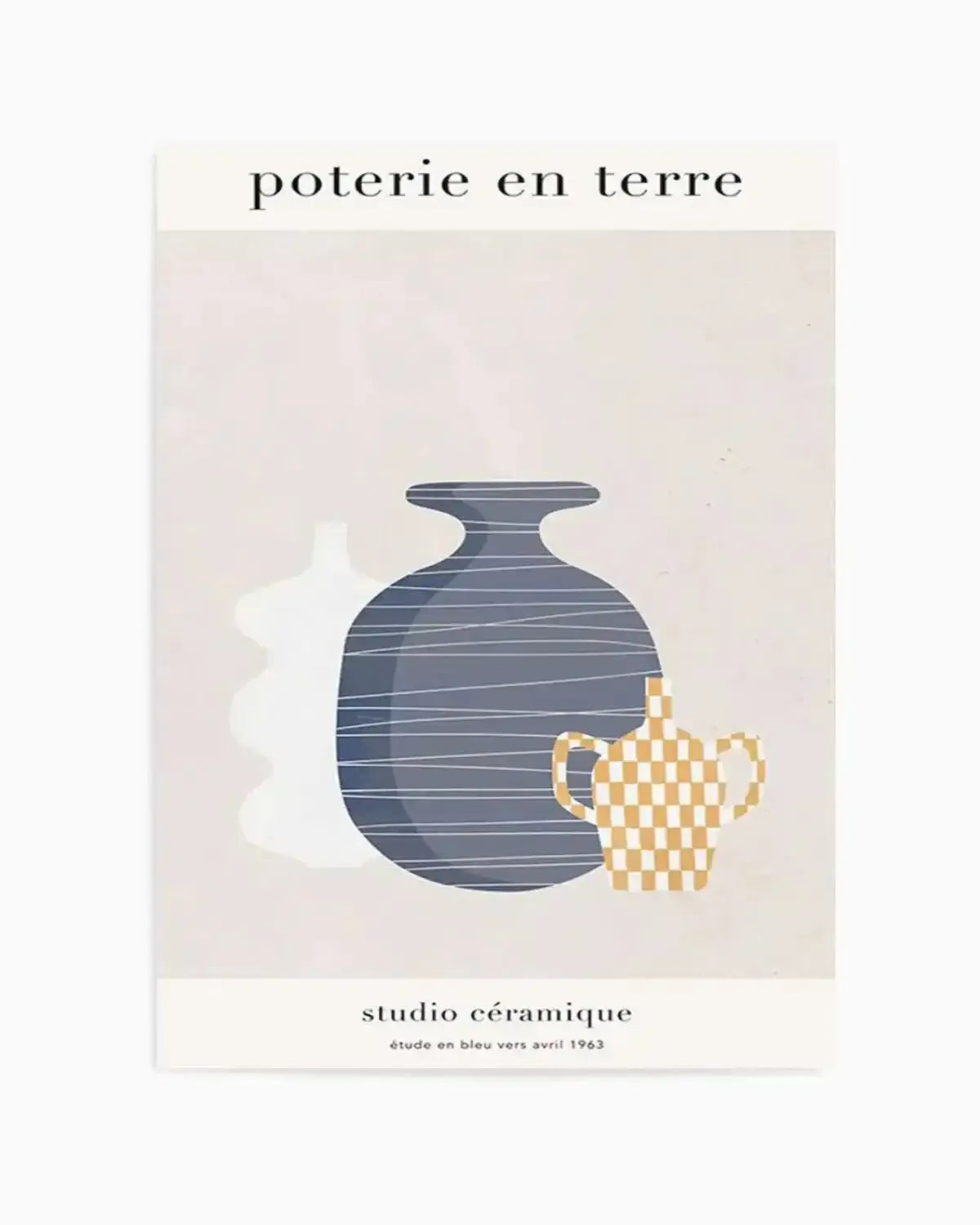 Poterie en Terre II Art Print from Olive et Oriel where you can shop wallpaper and artworks online
