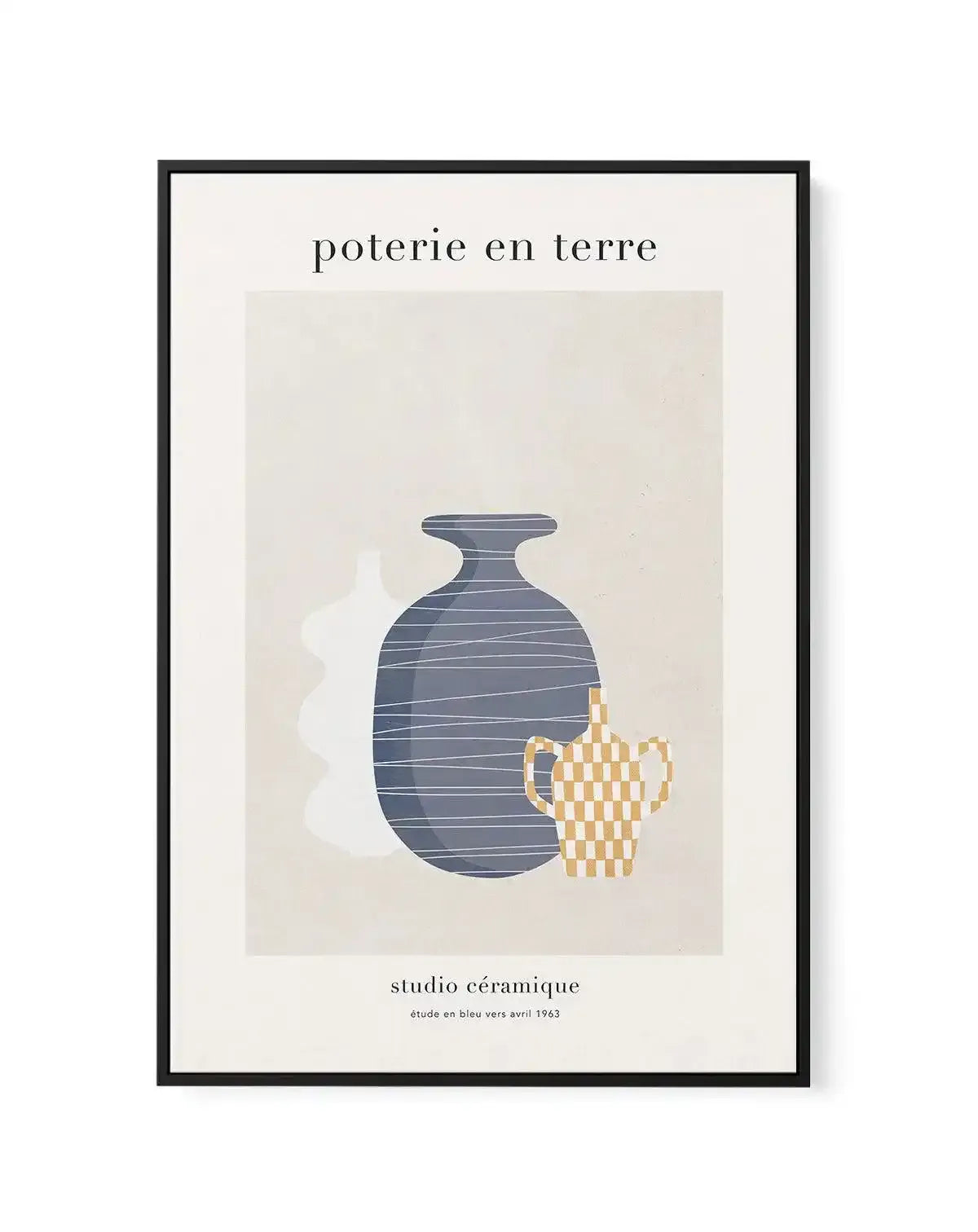 Poterie en Terre II | Framed Canvas-CANVAS-You can shop wall art online with Olive et Oriel for everything from abstract art to fun kids wall art. Our beautiful modern art prints and canvas art are available from large canvas prints to wall art paintings and our proudly Australian artwork collection offers only the highest quality framed large wall art and canvas art Australia - You can buy fashion photography prints or Hampton print posters and paintings on canvas from Olive et Oriel and have t