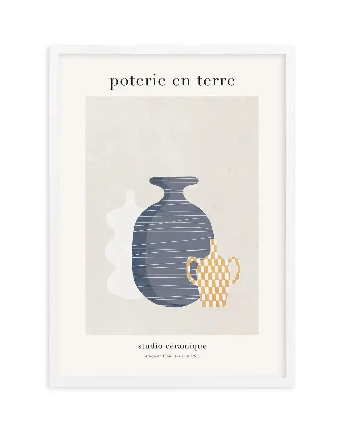 Poterie en Terre II Art Print-PRINT-Olive et Oriel-Olive et Oriel-A5 | 5.8" x 8.3" | 14.8 x 21cm-White-With White Border-Buy-Australian-Art-Prints-Online-with-Olive-et-Oriel-Your-Artwork-Specialists-Austrailia-Decorate-With-Coastal-Photo-Wall-Art-Prints-From-Our-Beach-House-Artwork-Collection-Fine-Poster-and-Framed-Artwork