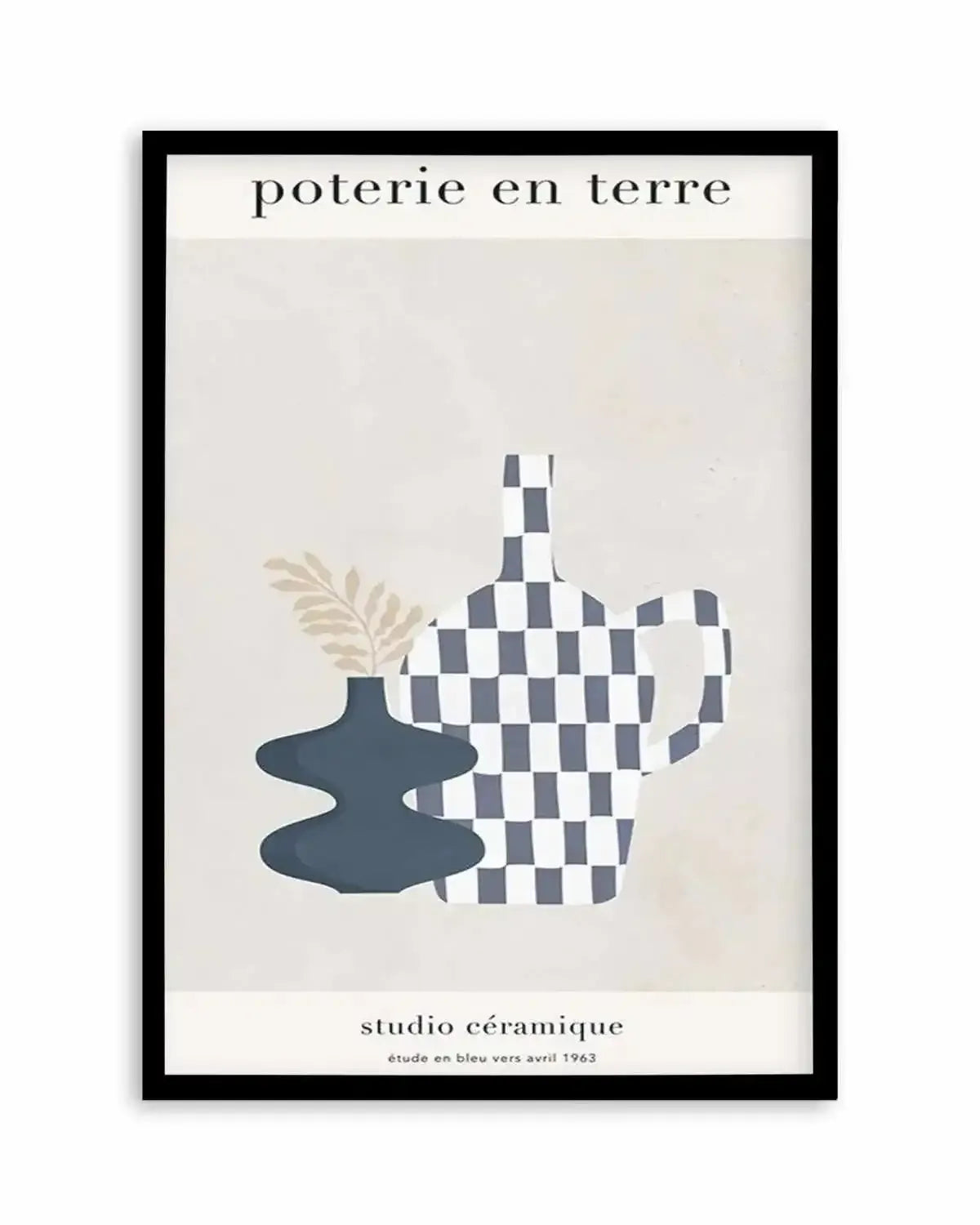 Poterie en Terre III Art Print from Olive et Oriel where you can shop wallpaper and artworks online