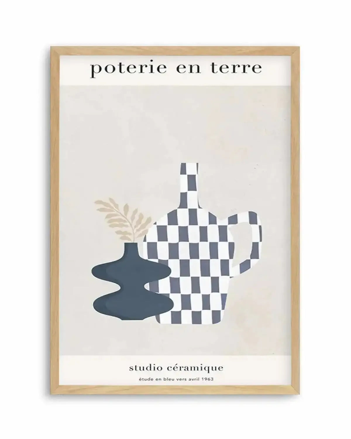 Poterie en Terre III Art Print from Olive et Oriel where you can shop wallpaper and artworks online