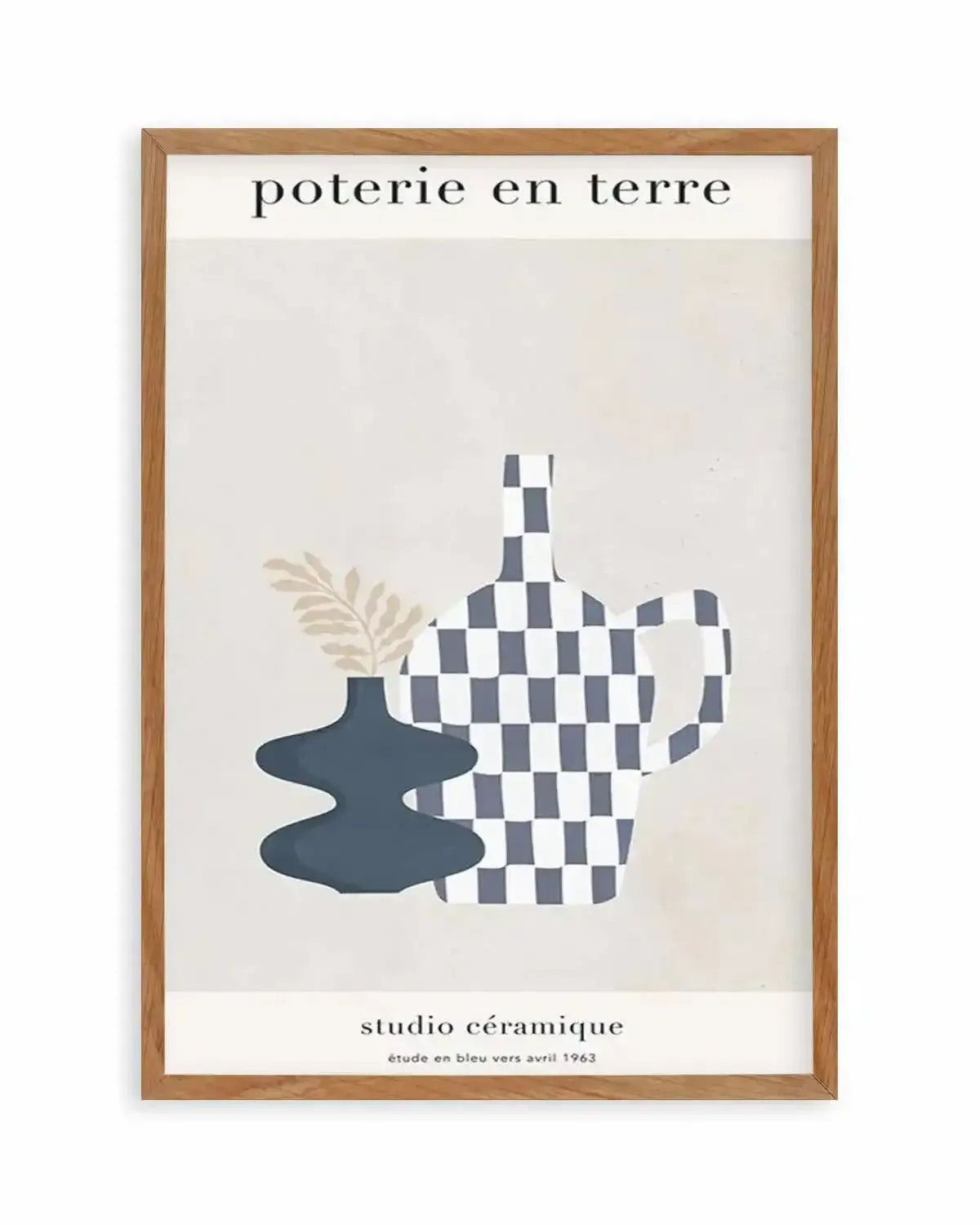 Poterie en Terre III Art Print from Olive et Oriel where you can shop wallpaper and artworks online