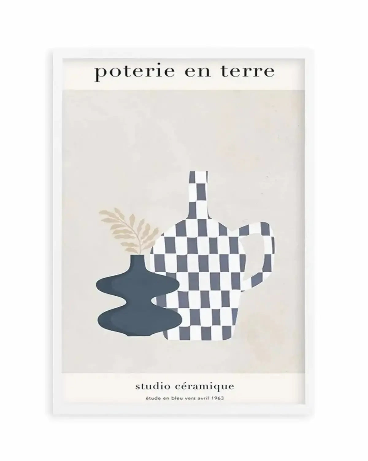 Poterie en Terre III Art Print from Olive et Oriel where you can shop wallpaper and artworks online