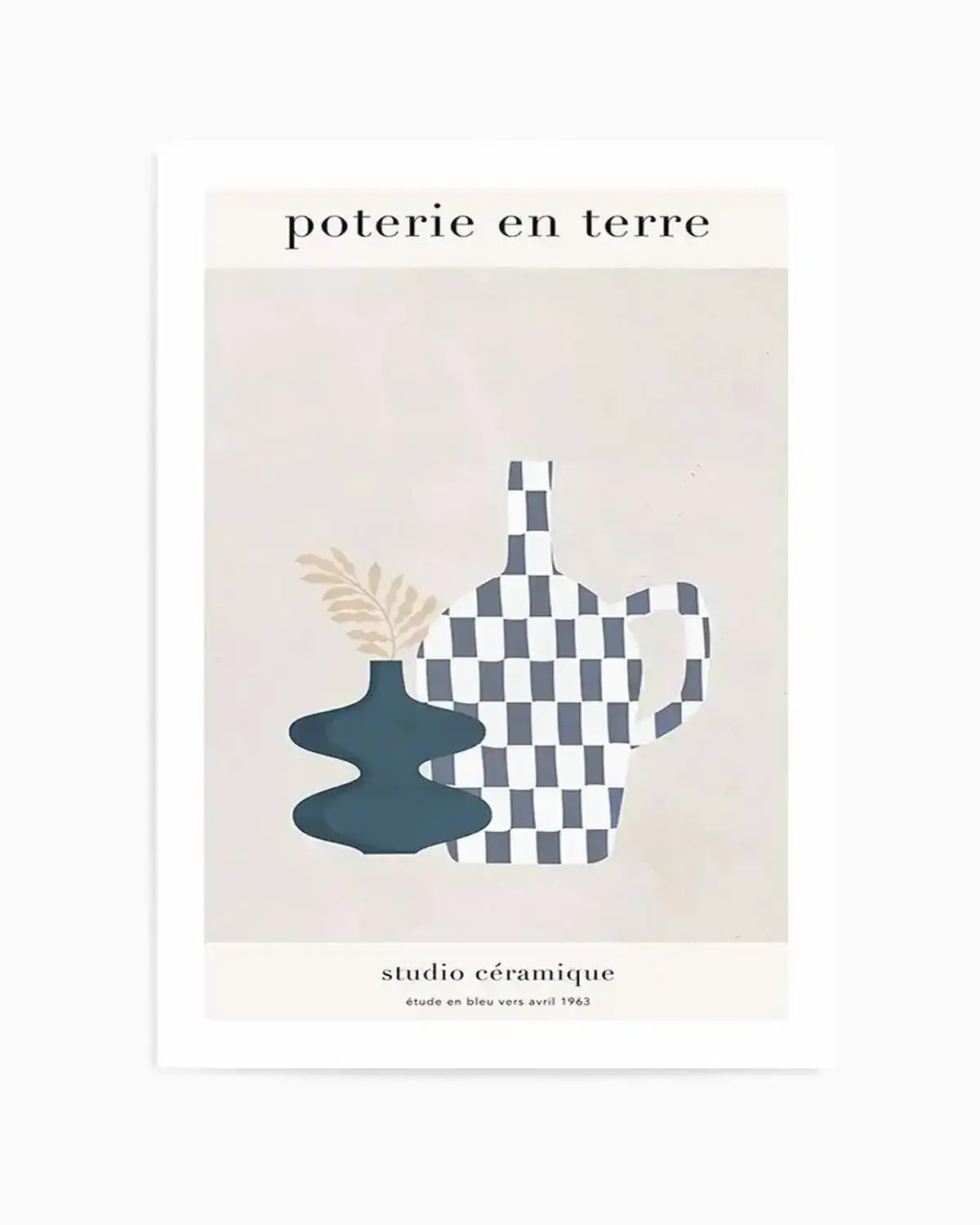 Poterie en Terre III Art Print from Olive et Oriel where you can shop wallpaper and artworks online