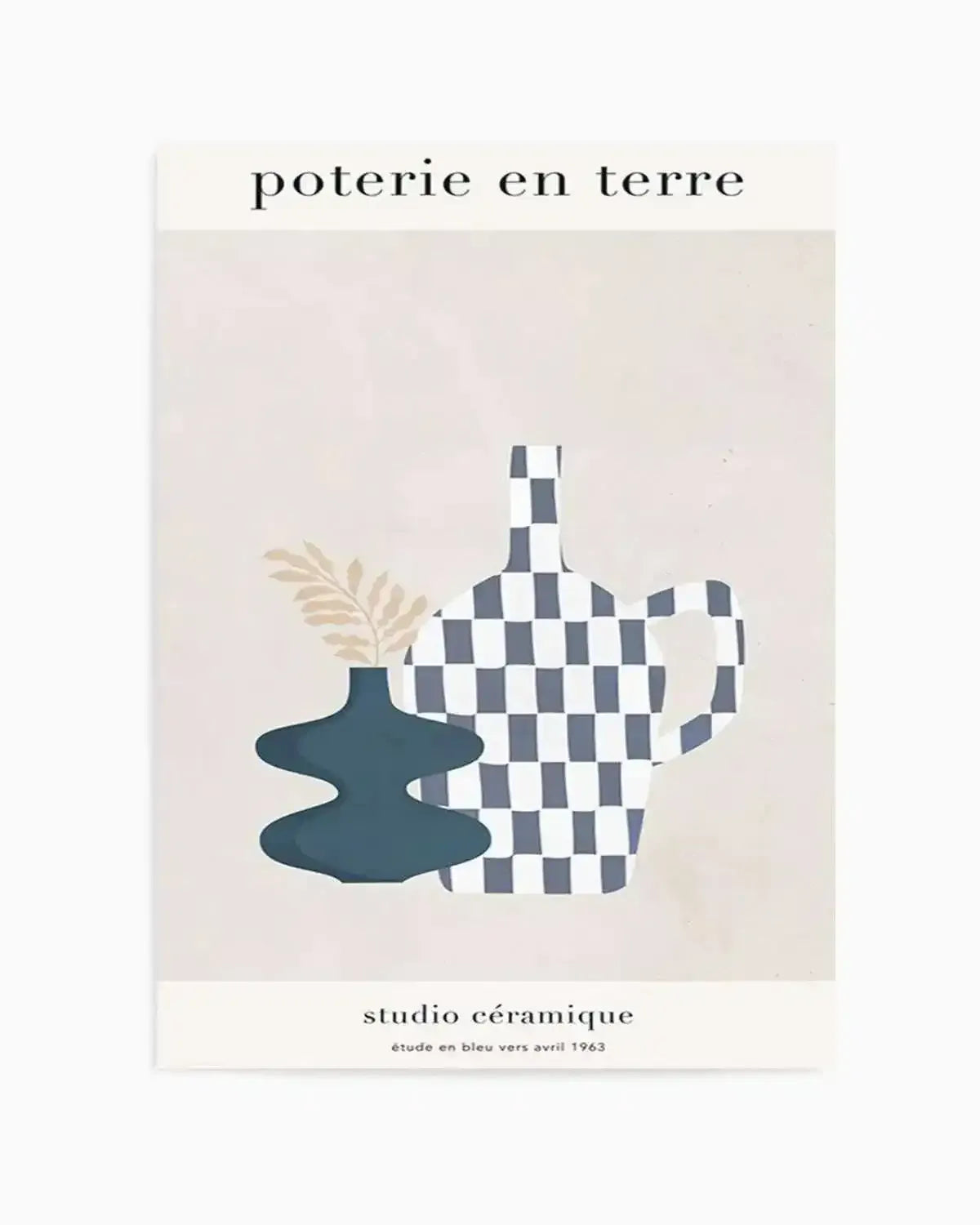 Poterie en Terre III Art Print from Olive et Oriel where you can shop wallpaper and artworks online