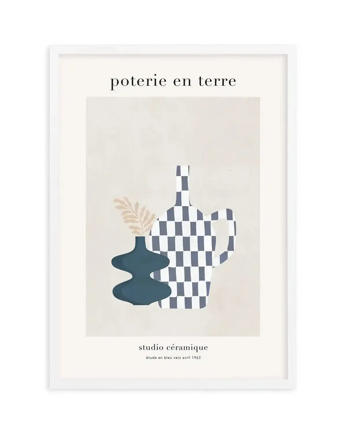 Poterie en Terre III Art Print-PRINT-Olive et Oriel-Olive et Oriel-A5 | 5.8" x 8.3" | 14.8 x 21cm-White-With White Border-Buy-Australian-Art-Prints-Online-with-Olive-et-Oriel-Your-Artwork-Specialists-Austrailia-Decorate-With-Coastal-Photo-Wall-Art-Prints-From-Our-Beach-House-Artwork-Collection-Fine-Poster-and-Framed-Artwork