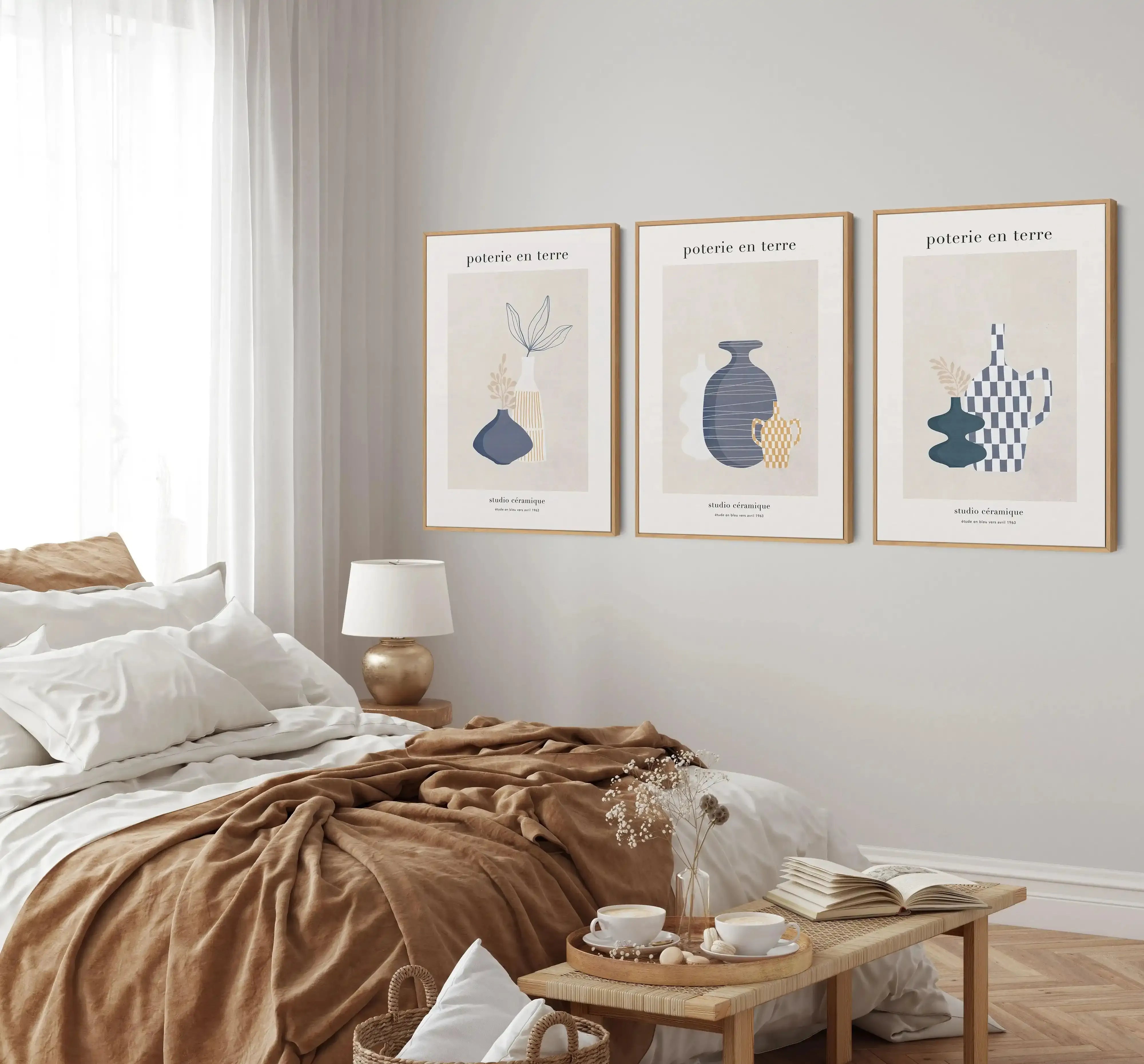 Poterie en Terre I | Framed Canvas-CANVAS-You can shop wall art online with Olive et Oriel for everything from abstract art to fun kids wall art. Our beautiful modern art prints and canvas art are available from large canvas prints to wall art paintings and our proudly Australian artwork collection offers only the highest quality framed large wall art and canvas art Australia - You can buy fashion photography prints or Hampton print posters and paintings on canvas from Olive et Oriel and have th