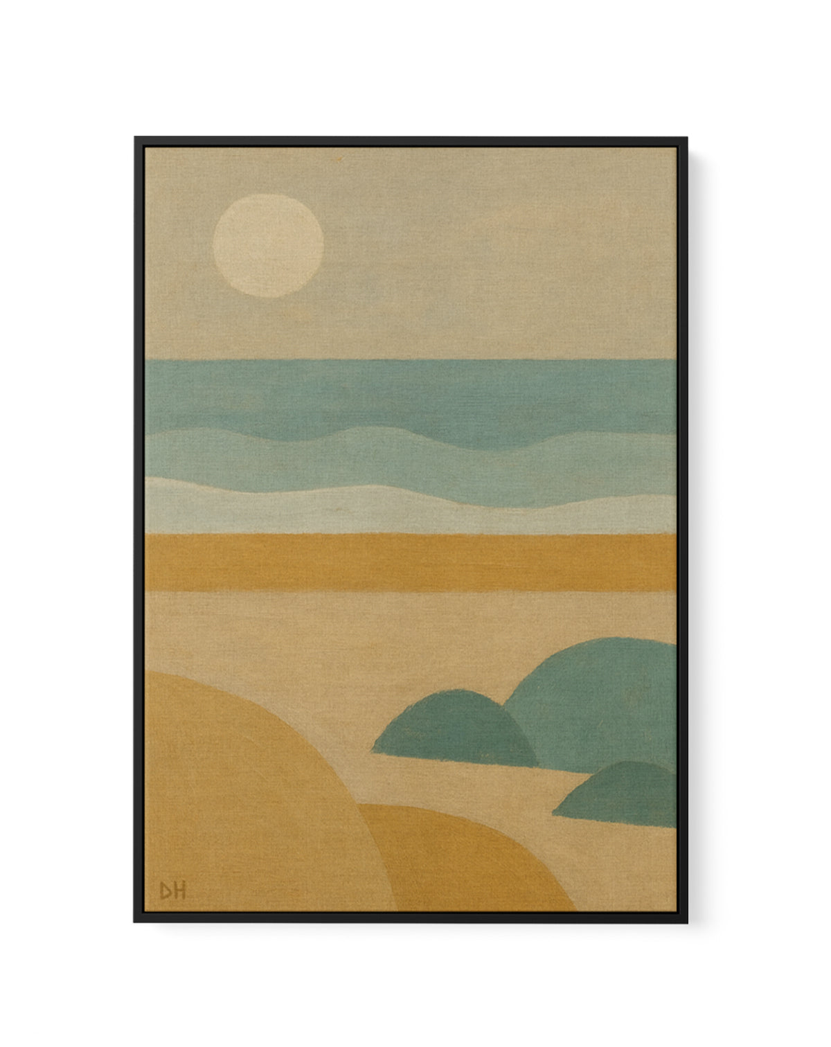Porthmeor View by Dan Hobday | Framed Canvas Art Print