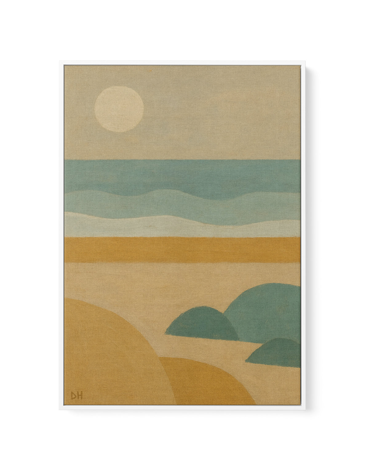 Porthmeor View by Dan Hobday | Framed Canvas Art Print