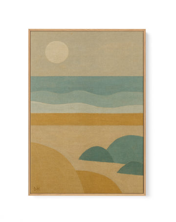 Porthmeor View by Dan Hobday | Framed Canvas Wall Art
