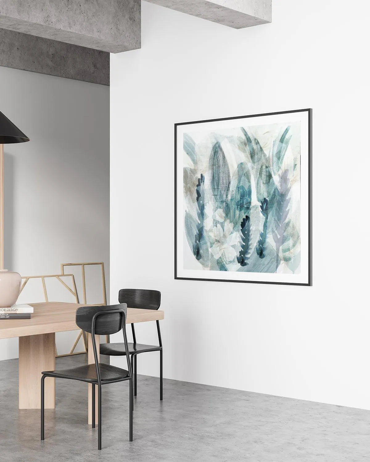 Powder Flowers II Art Print from Olive et Oriel where you can shop wallpaper and artworks online