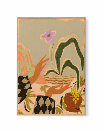 Power Of One by Arty Guava | Framed Canvas Art Print from Olive et Oriel where you can shop wallpaper and artworks online