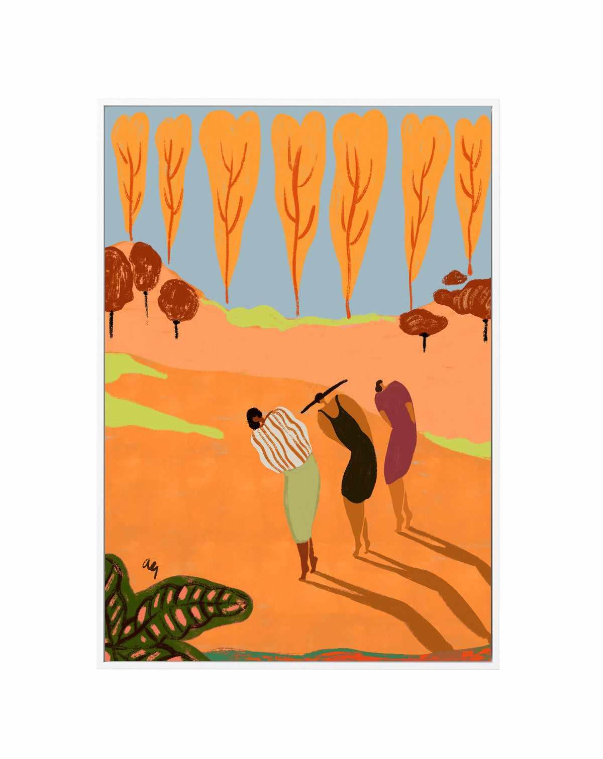 Power of 3 by Arty Guava | Framed Canvas Art Print from Olive et Oriel where you can shop wallpaper and artworks online