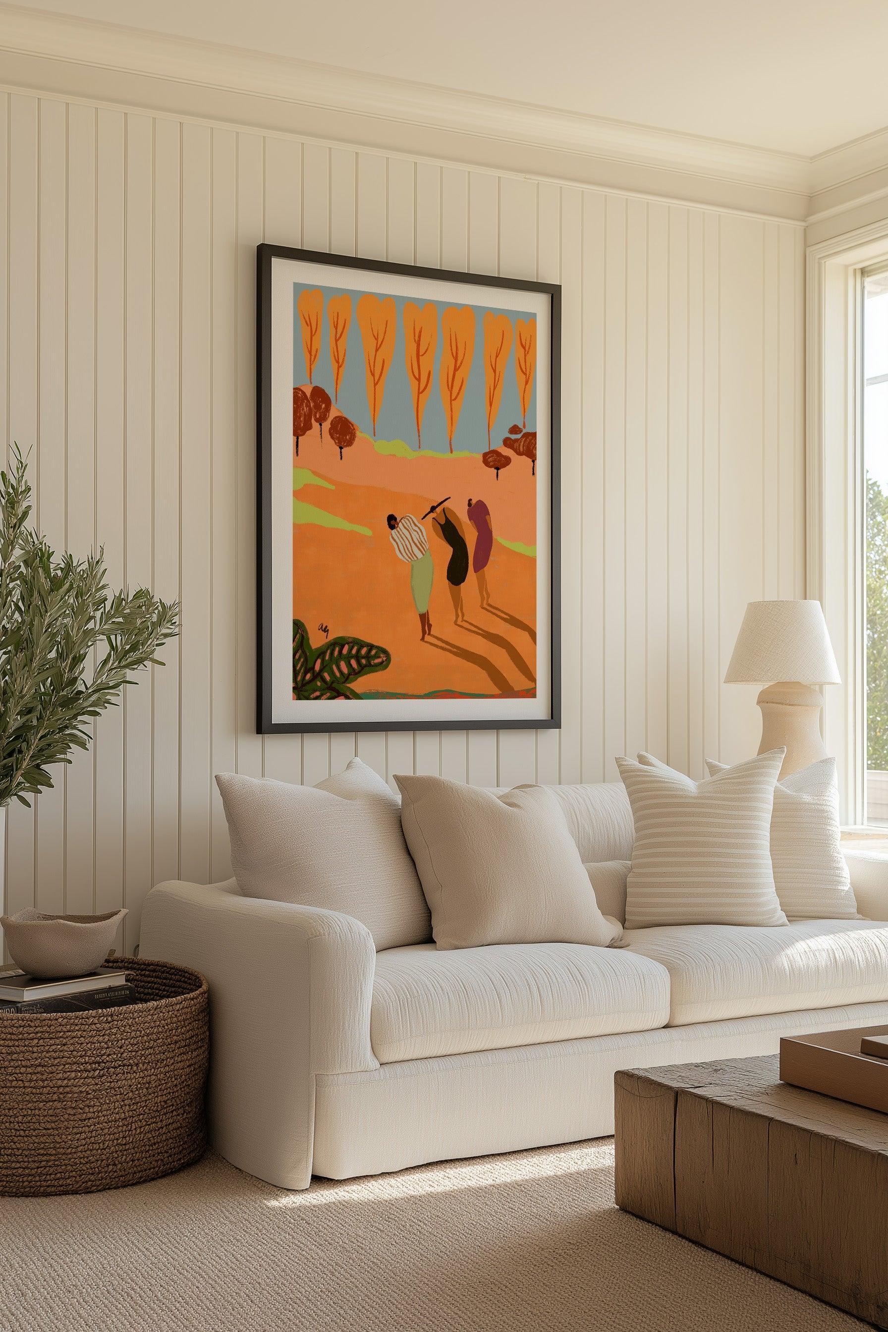 Power of 3 by Arty Guava | Art Print from Olive et Oriel where you can shop wallpaper and artworks online