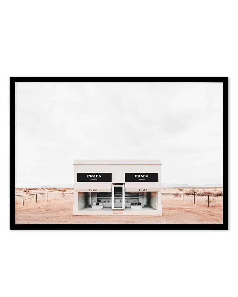 SALE 120x150 Prada Marfa| Black | Framed Acrylic Art