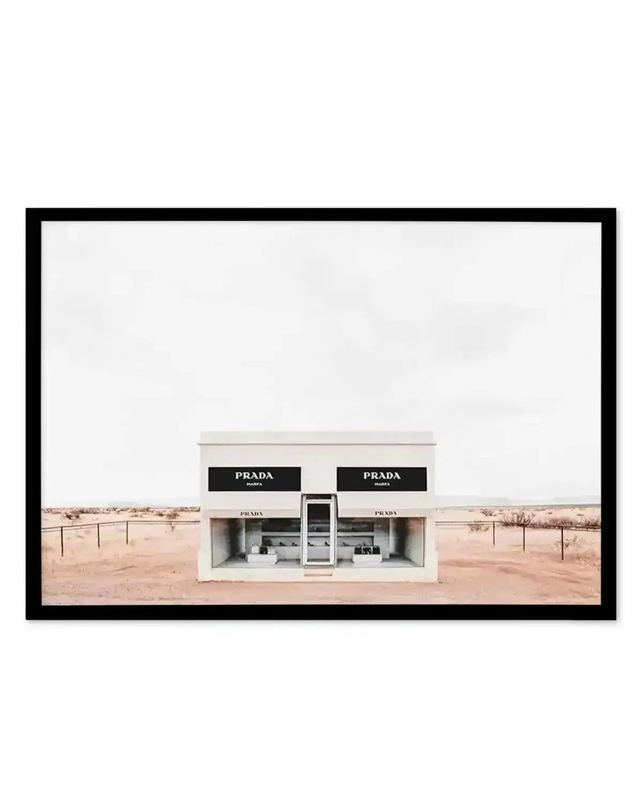 Prada Marfa | Texas Art Print from Olive et Oriel where you can shop wallpaper and artworks online