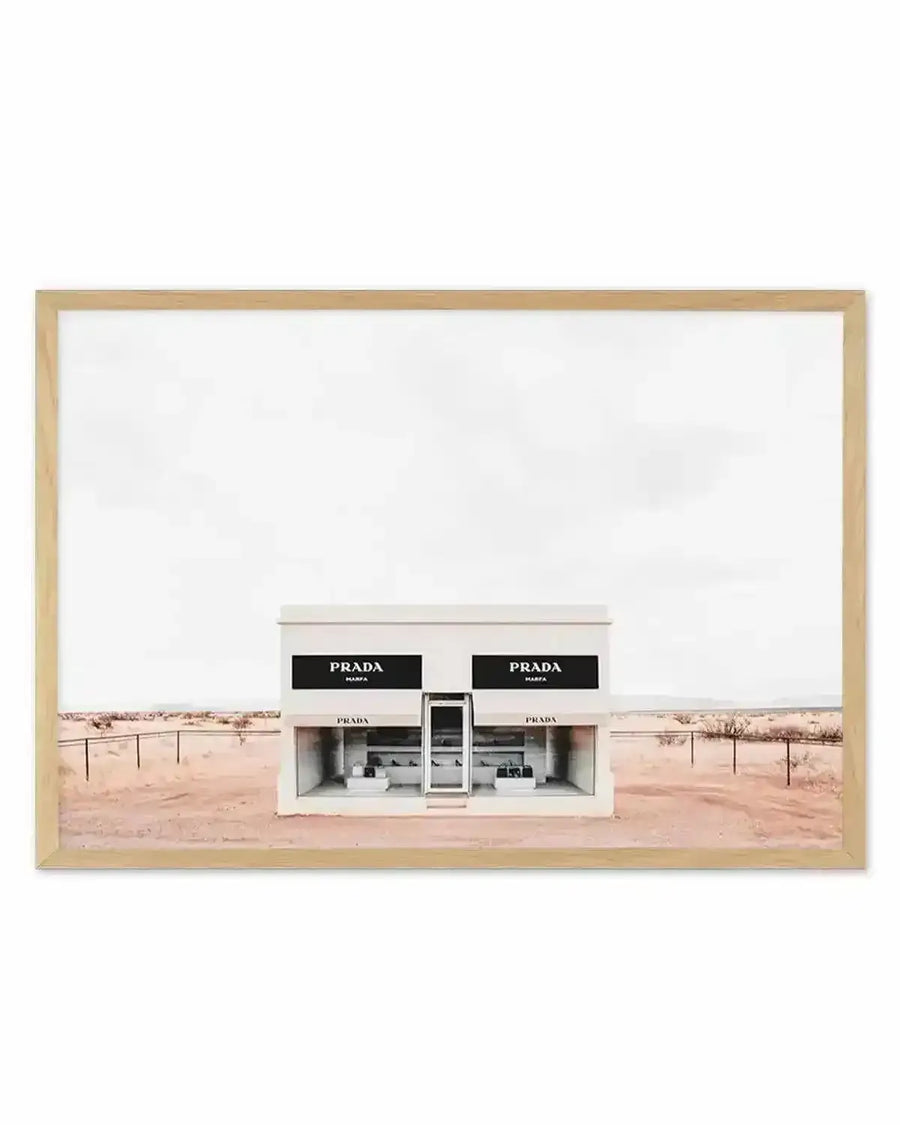 Prada Marfa | Texas Art Print from Olive et Oriel where you can shop wallpaper and artworks online