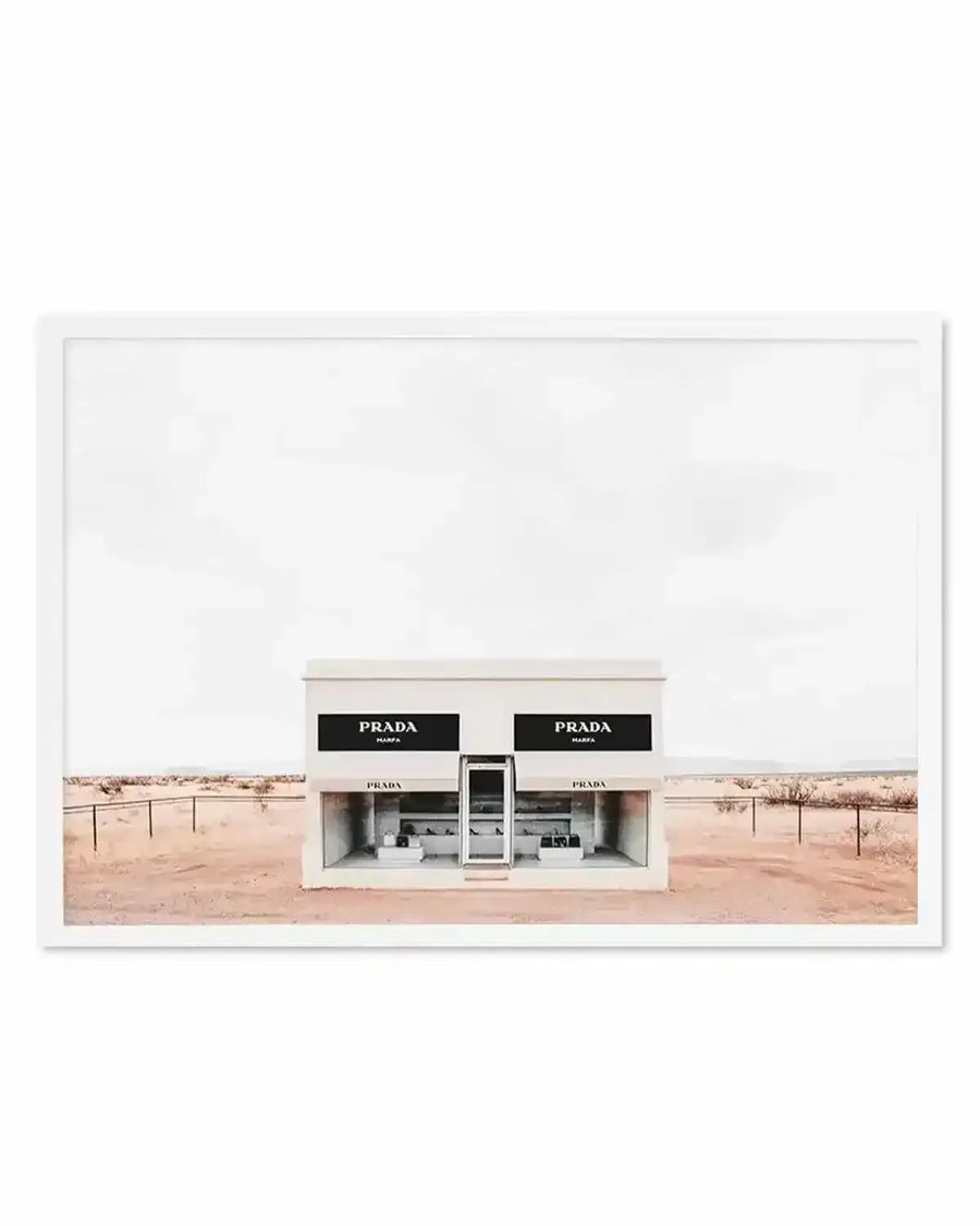 Prada Marfa | Texas Art Print from Olive et Oriel where you can shop wallpaper and artworks online