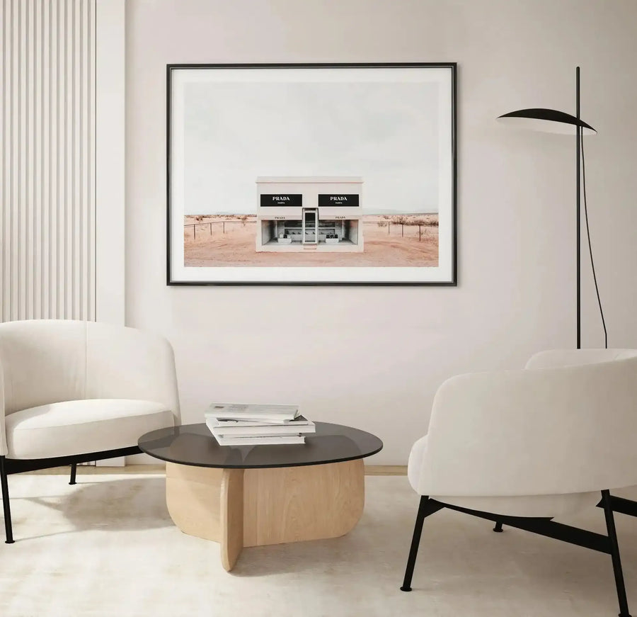 Prada Marfa | Texas Art Print-PRINT-Olive et Oriel-Olive et Oriel-Buy-Australian-Art-Prints-Online-with-Olive-et-Oriel-Your-Artwork-Specialists-Austrailia-Decorate-With-Coastal-Photo-Wall-Art-Prints-From-Our-Beach-House-Artwork-Collection-Fine-Poster-and-Framed-Artwork