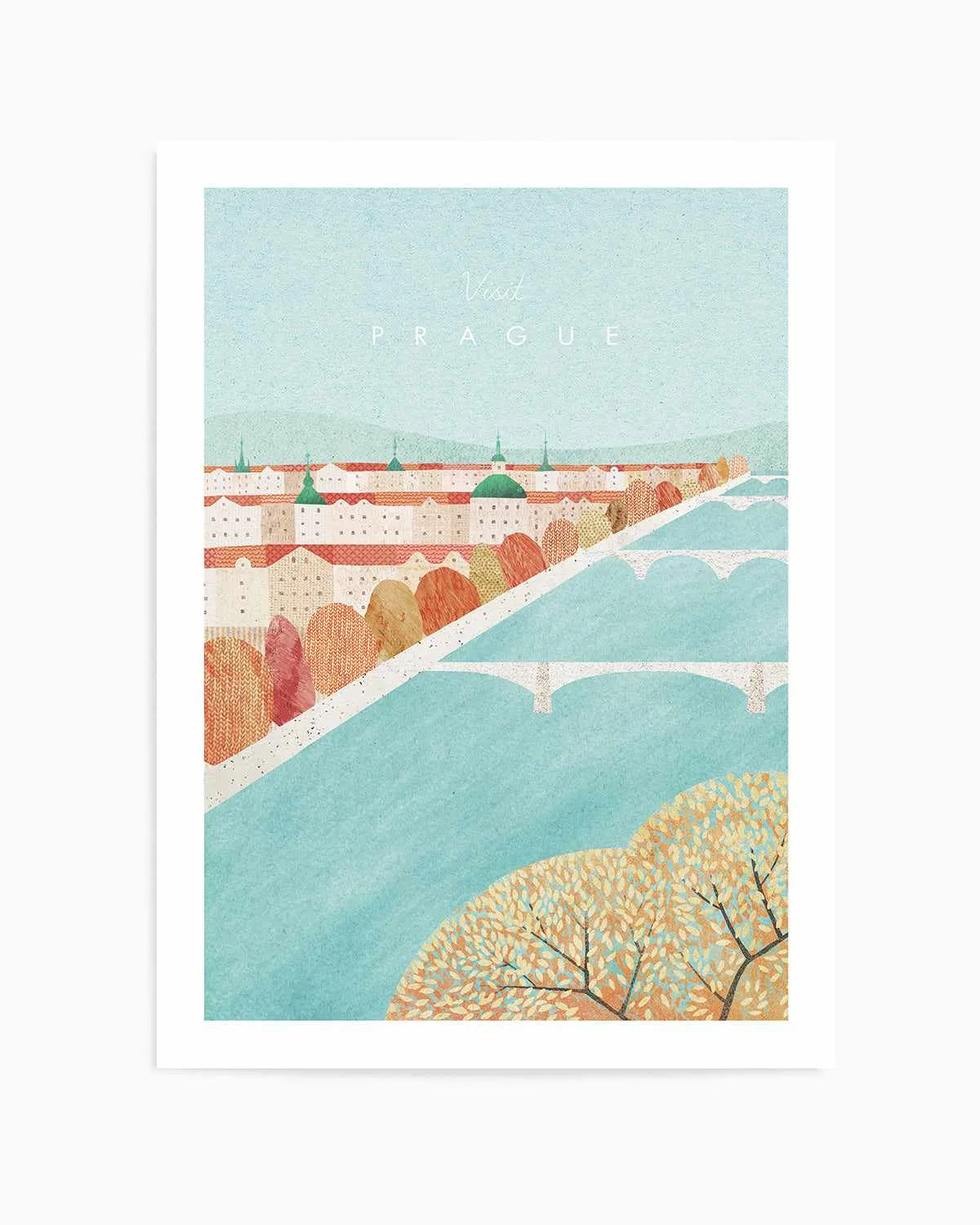 Prague by Henry Rivers Art Print from Olive et Oriel where you can shop wallpaper and artworks online