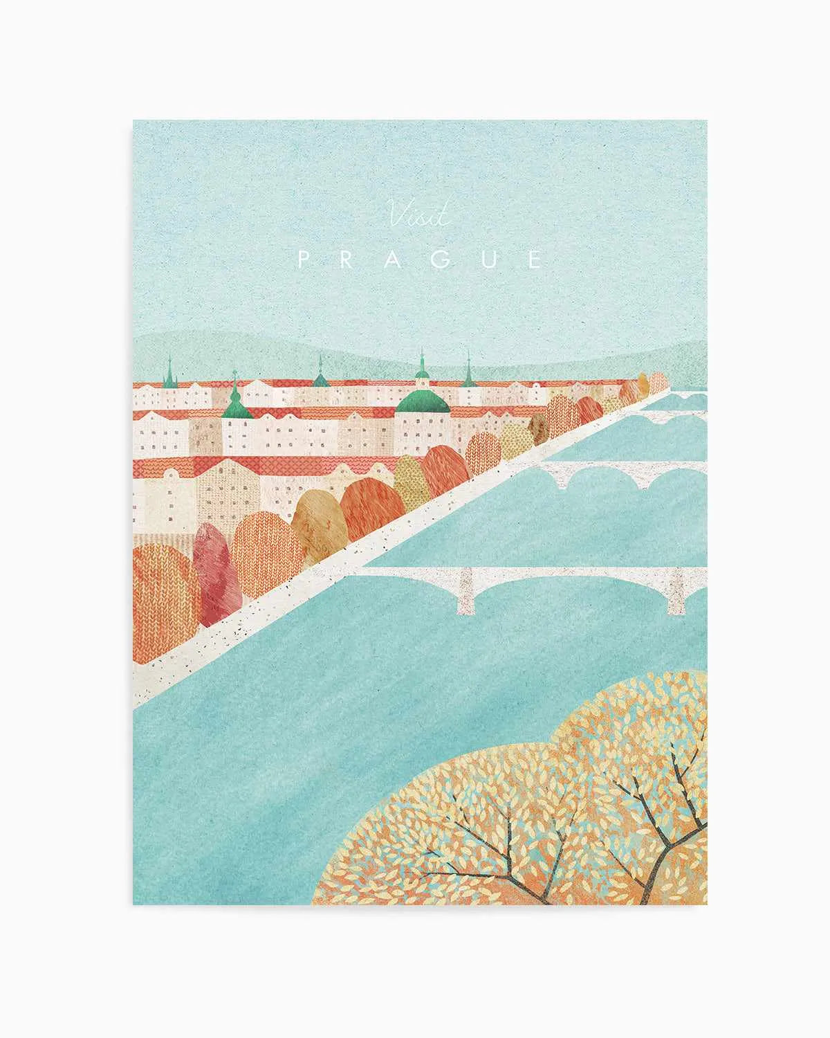 Prague by Henry Rivers Art Print from Olive et Oriel where you can shop wallpaper and artworks online