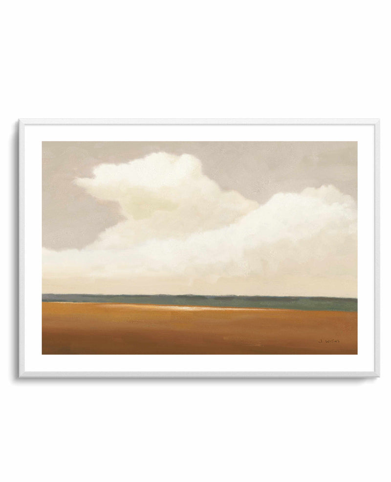 Prairie Summer Terracotta | Art Print from Olive et Oriel where you can shop wallpaper and artworks online