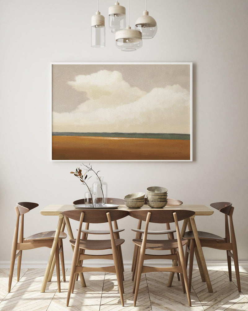 Prairie Summer Terracotta | Art Print from Olive et Oriel where you can shop wallpaper and artworks online