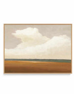 Prairie Summer Terracotta | Framed Canvas Art Print