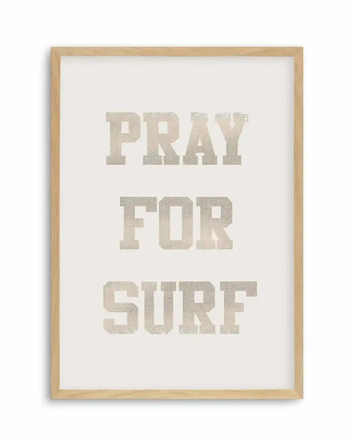 Pray for Surf Art Print from Olive et Oriel where you can shop wallpaper and artworks online