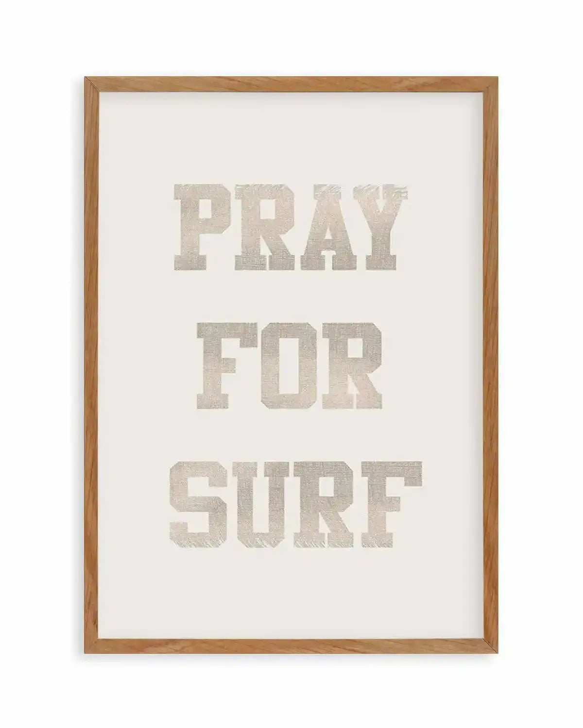 Pray for Surf Art Print from Olive et Oriel where you can shop wallpaper and artworks online