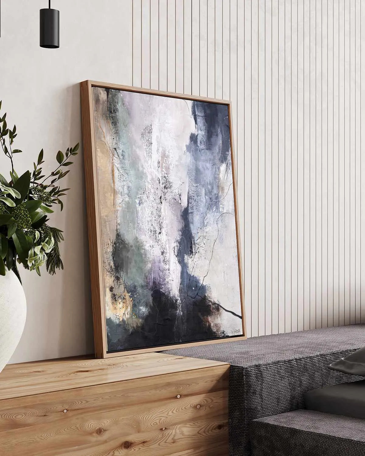 Premium by Design Fabrikken | Framed Canvas Art Print from Olive et Oriel where you can shop wallpaper and artworks online