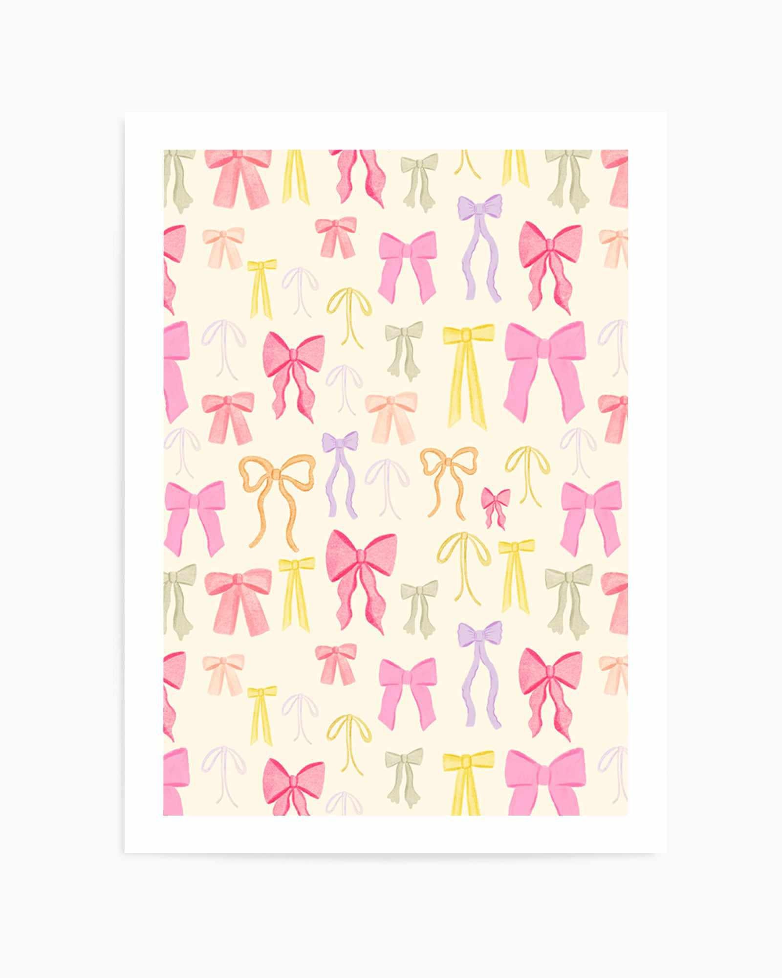 Preppy Bows | Art Print – Olive et Oriel