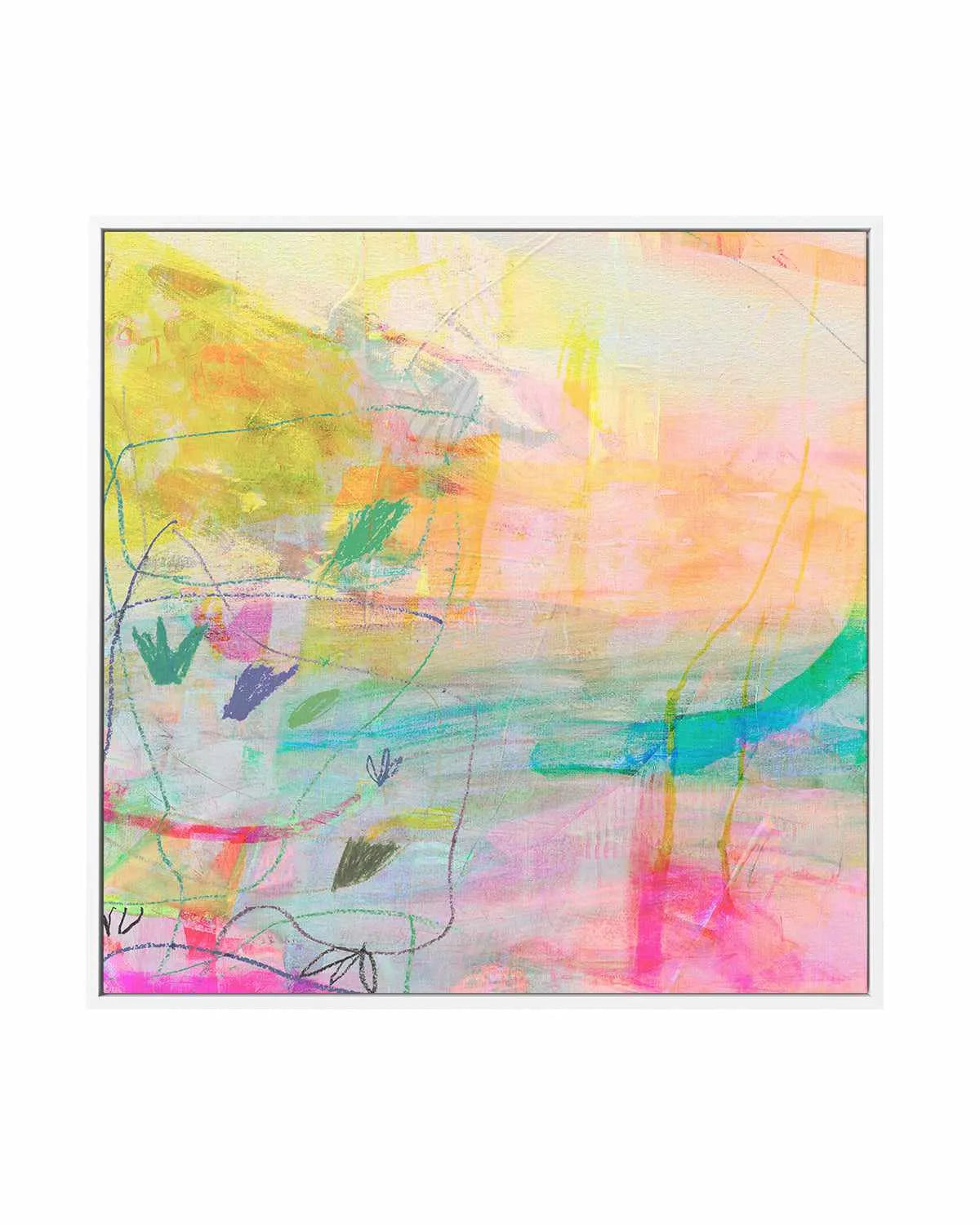 Presence by Antonia Tzenova | Framed Canvas Art Print from Olive et Oriel where you can shop wallpaper and artworks online