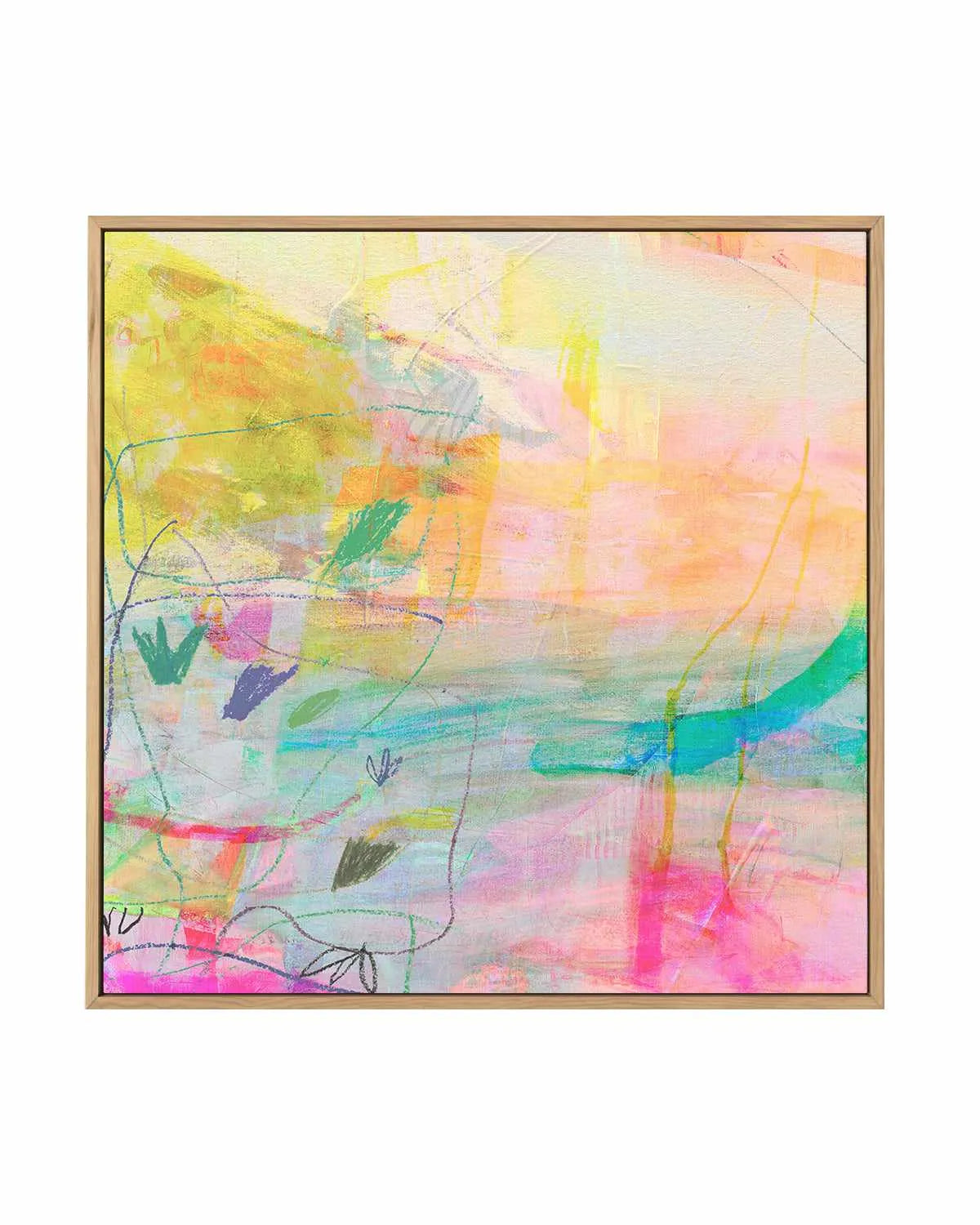 Presence by Antonia Tzenova | Framed Canvas Art Print from Olive et Oriel where you can shop wallpaper and artworks online