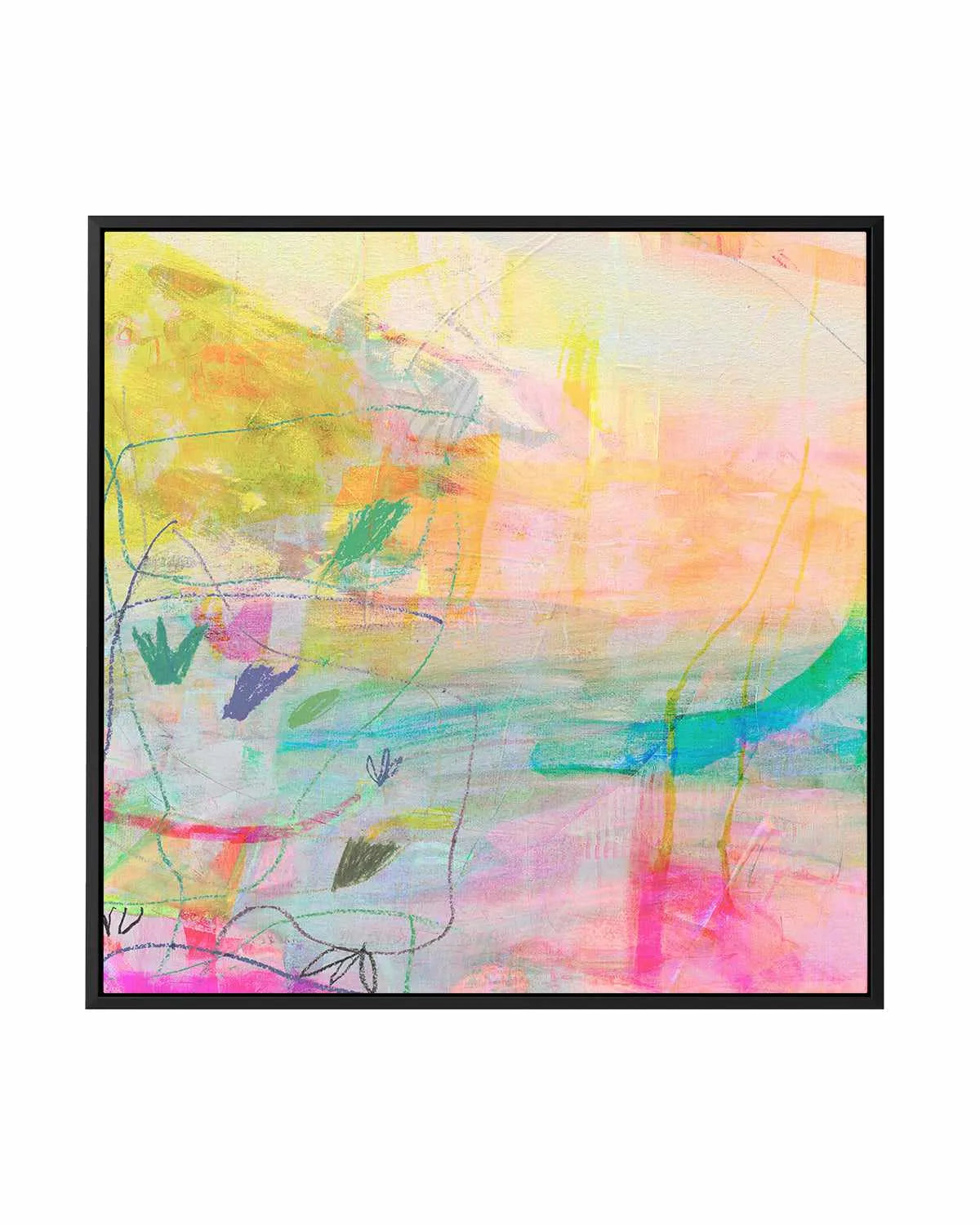 Presence by Antonia Tzenova | Framed Canvas Art Print from Olive et Oriel where you can shop wallpaper and artworks online