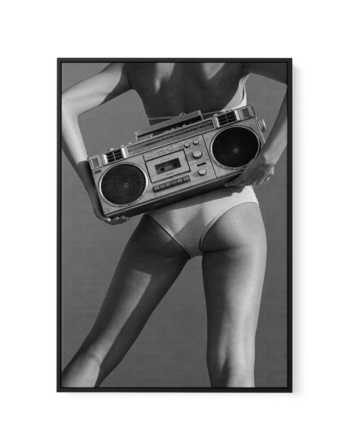 Press Play | Framed Canvas Art Print from Olive et Oriel where you can shop wallpaper and artworks online