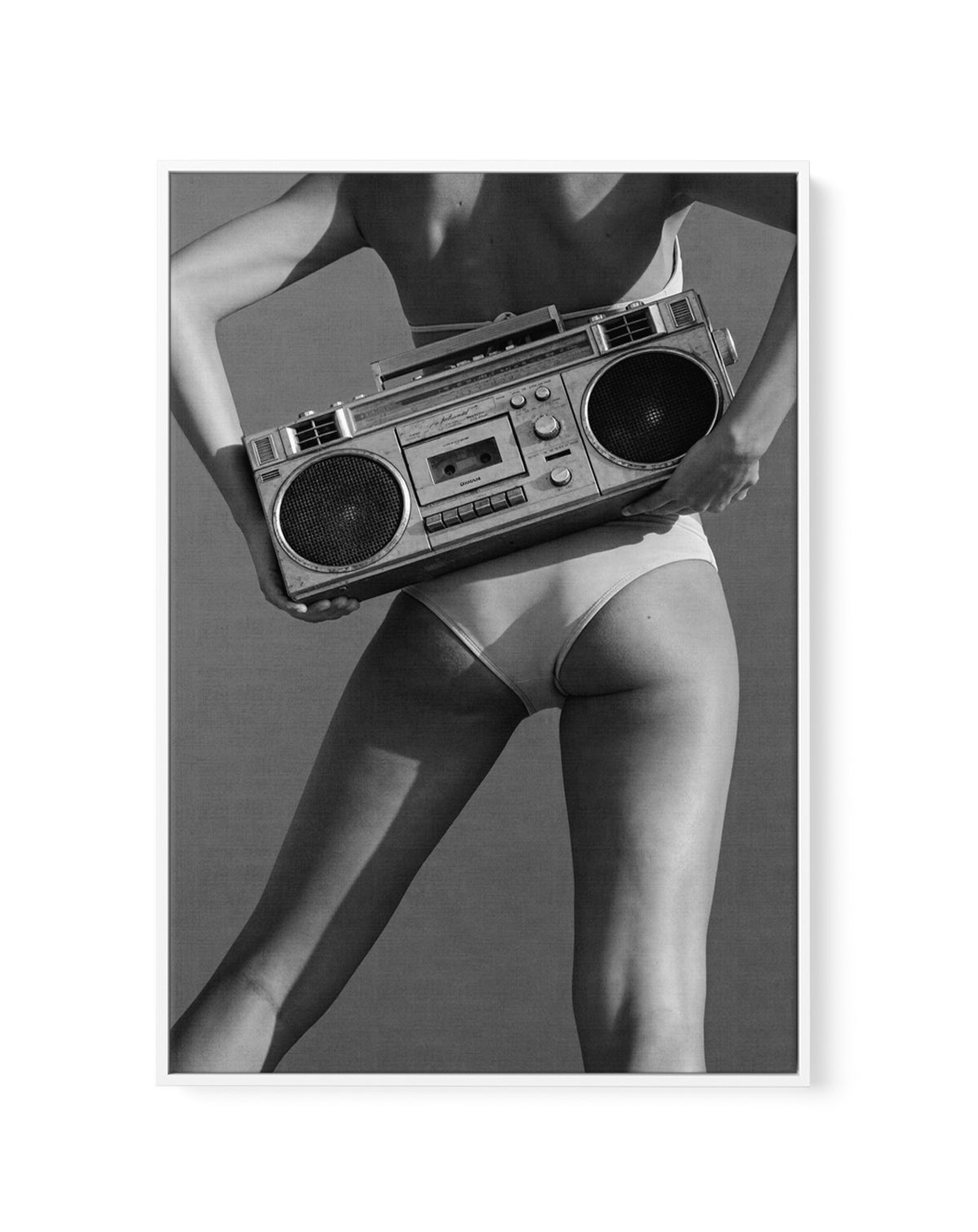 Press Play | Framed Canvas Art Print from Olive et Oriel where you can shop wallpaper and artworks online