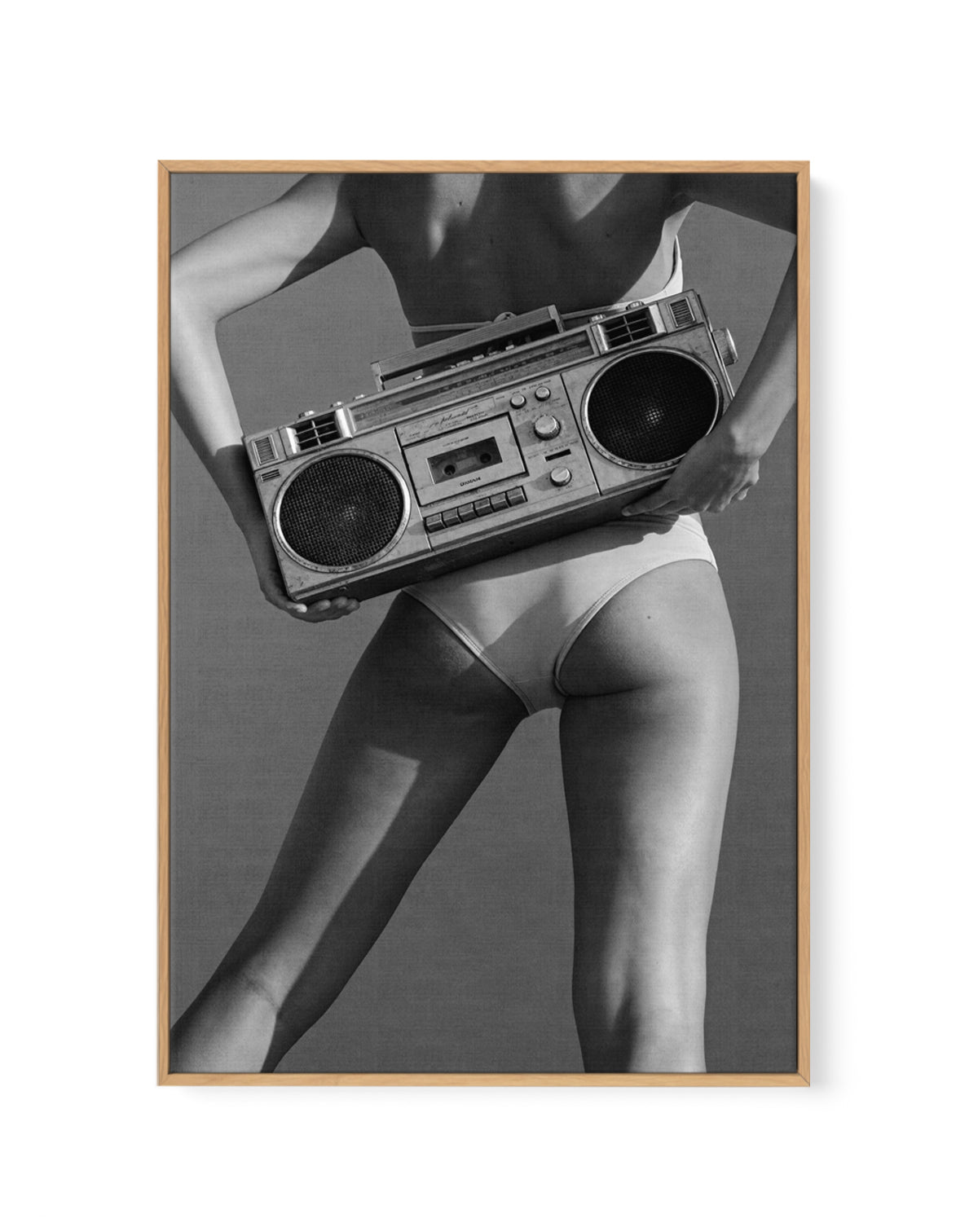 Press Play | Framed Canvas Art Print from Olive et Oriel where you can shop wallpaper and artworks online