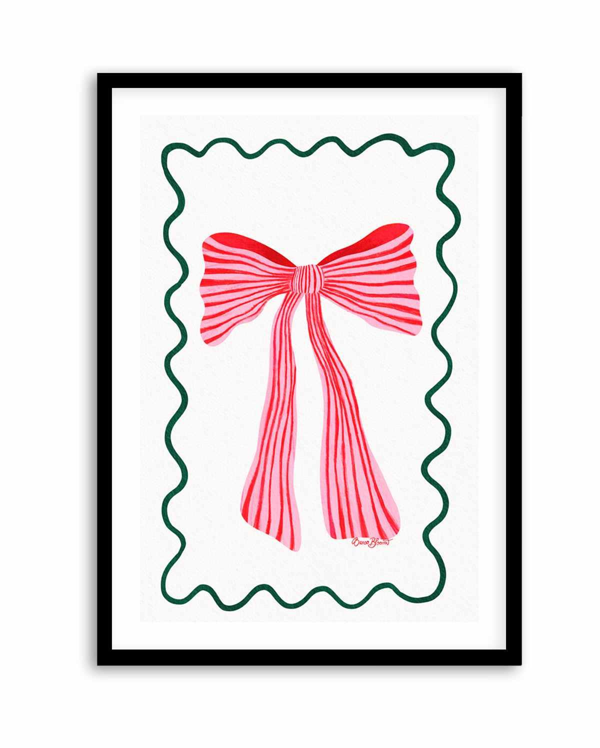 Pretty Ribbon by Baroo Bloom | Art Print from Olive et Oriel where you can shop wallpaper and artworks online