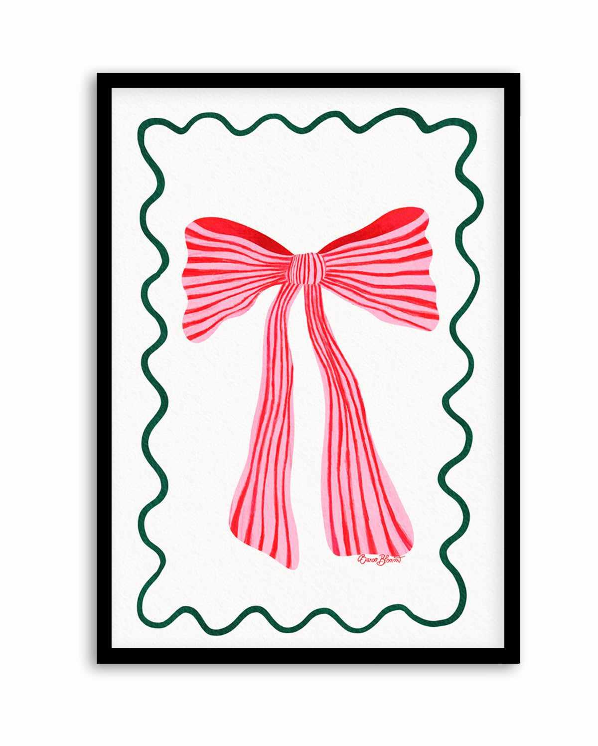 Pretty Ribbon by Baroo Bloom | Art Print from Olive et Oriel where you can shop wallpaper and artworks online